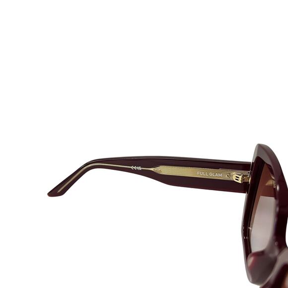 Quay Australia Full Glam Square Sunglasses Pinot Taupe main image 5